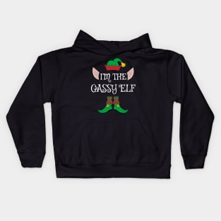 I'm The Gassy Christmas Elf Kids Hoodie